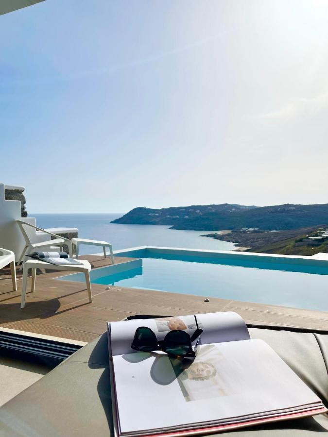Luxury House With Private Pool At Elia Beach Mykonos Town Экстерьер фото