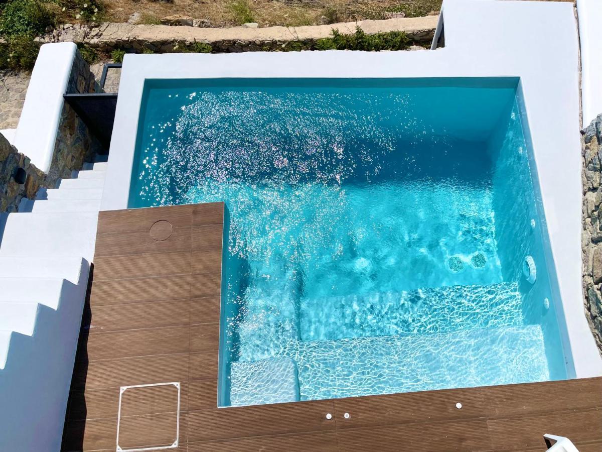 Luxury House With Private Pool At Elia Beach Mykonos Town Экстерьер фото