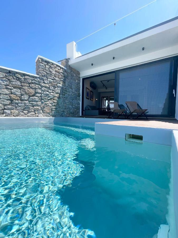 Luxury House With Private Pool At Elia Beach Mykonos Town Экстерьер фото