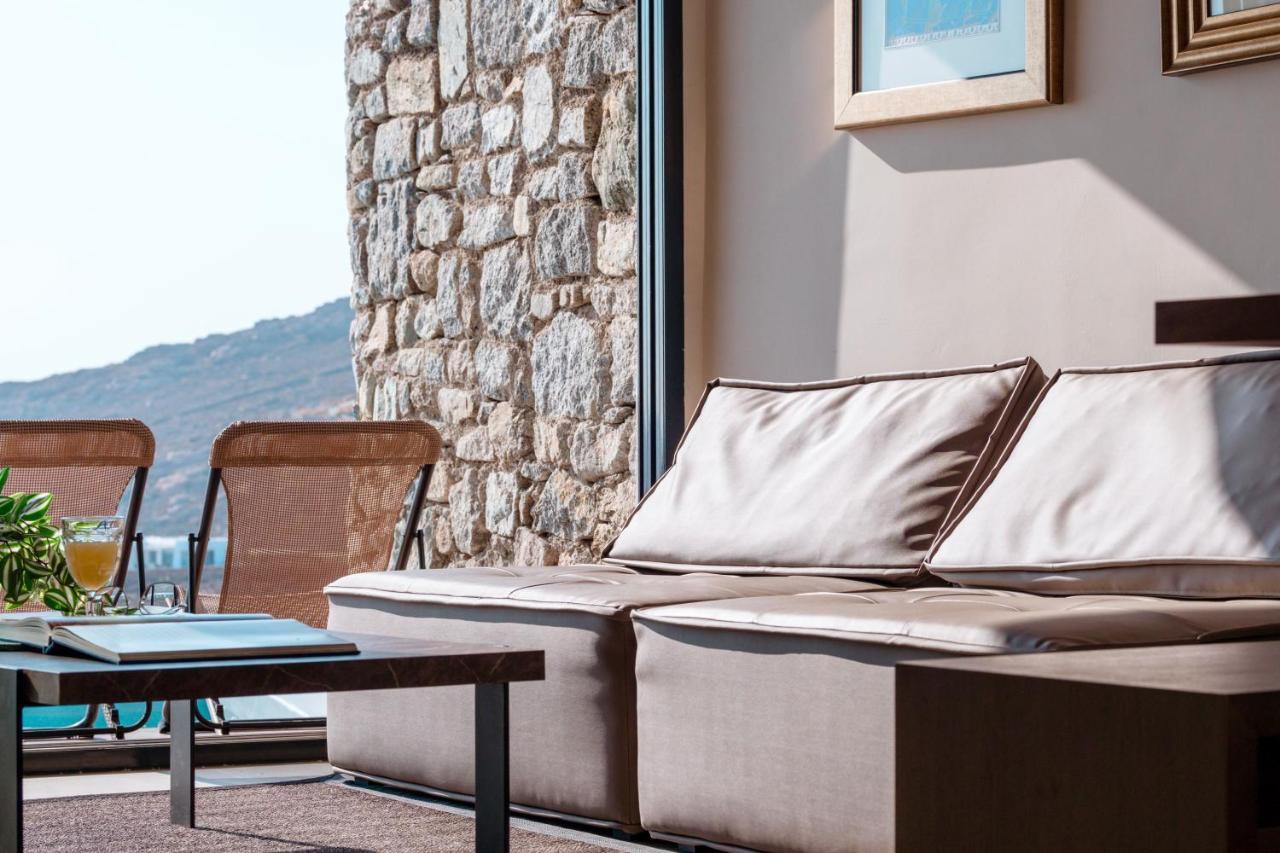 Luxury House With Private Pool At Elia Beach Mykonos Town Экстерьер фото